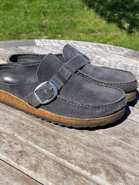 Birkenstock 'Buckley' Suede Leather Clog - Size 41